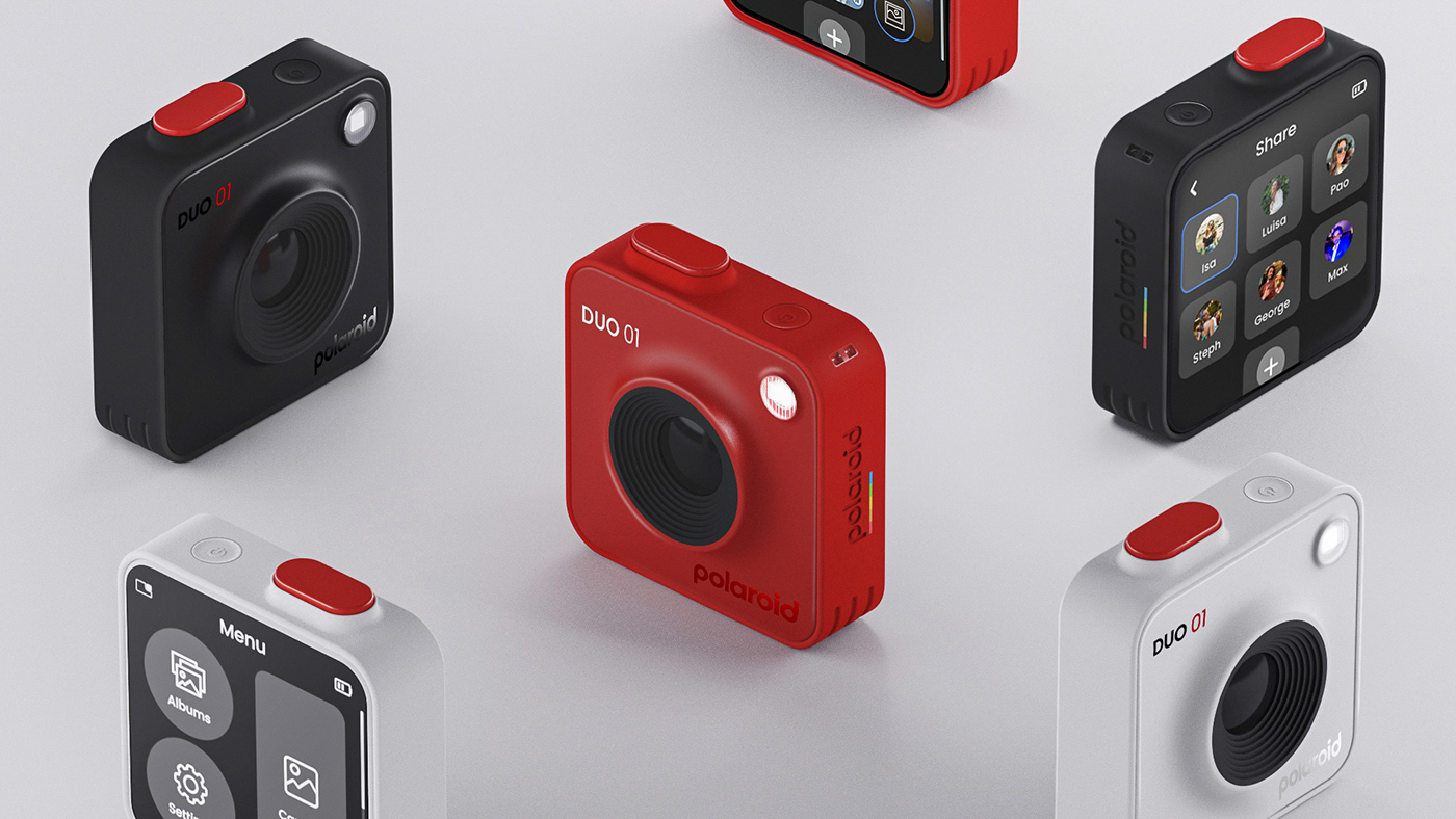 industrial design  instant camera consumer electronics UX design полароид
