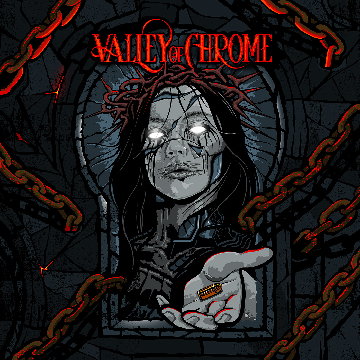 ILLUSTRATION  dark metal coverart artwork rock tshirt digital illustration cartoon Drawing 