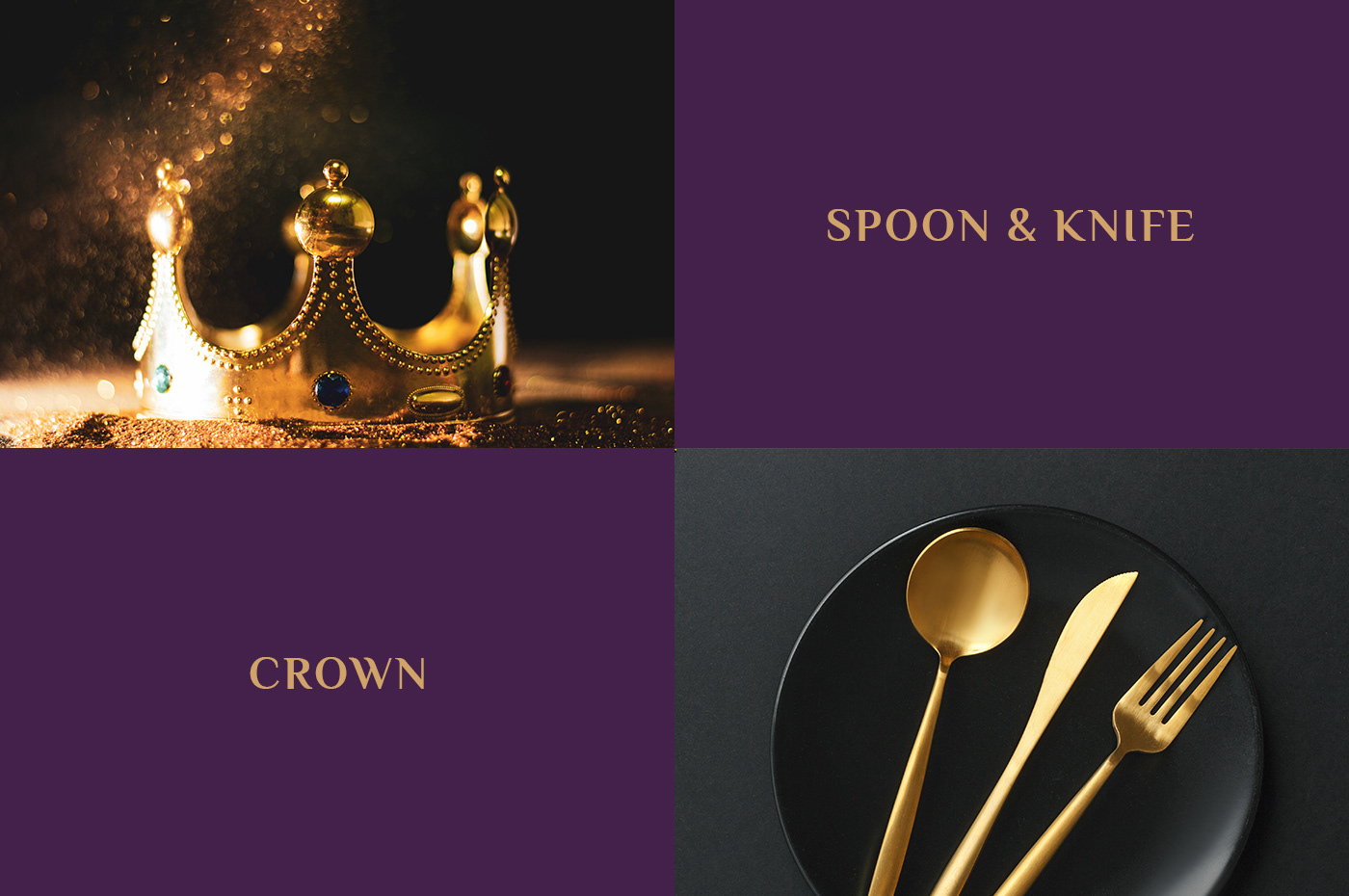 brand identity branding  crown Food  identity kitchen logo logos restaurant royal