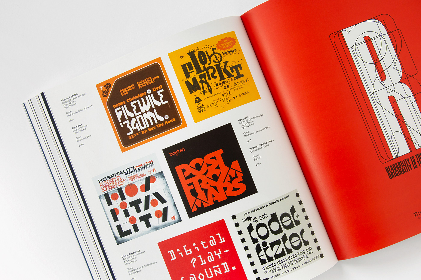 book burodestruct graphicdesign Kickstarter slanted typography  