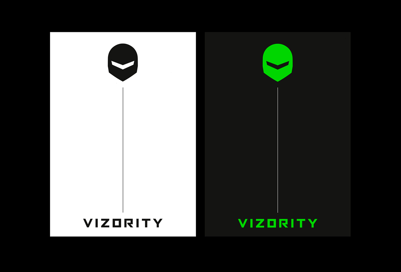 brand design green logo logos neon security