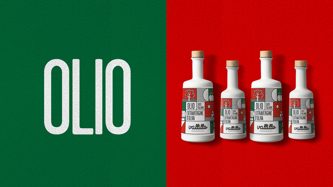 brand Packaging Olive Oil Pasta Food  made in italy brand identity Mockup package packaging design