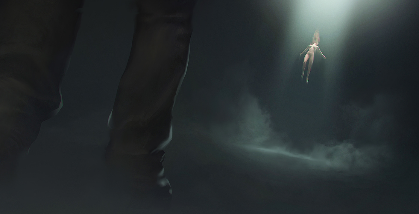 concept art ILLUSTRATION  2D 3D horror thriller maxime schilde mood storyboard fog