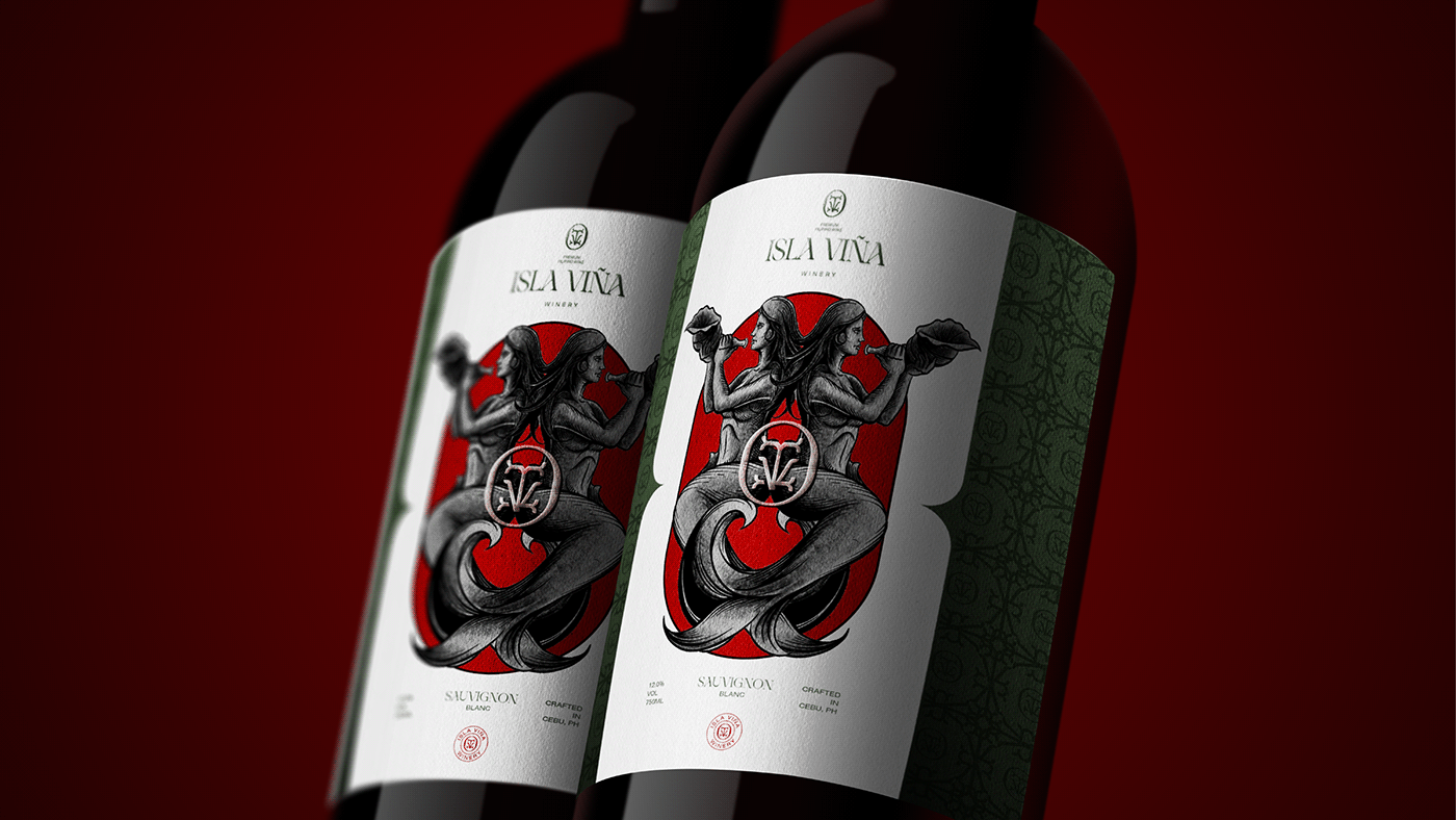 wine brand identity Packaging luxury premium logo identity brand visual identity Logo Design