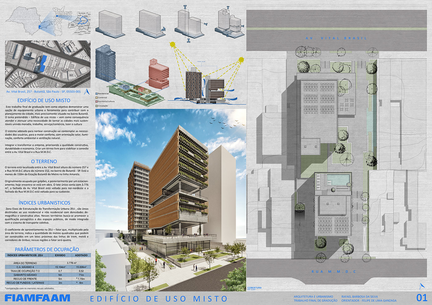 ARQUITETURA arquitetura e urbanismo Multifuncional TCC tfg uso misto
