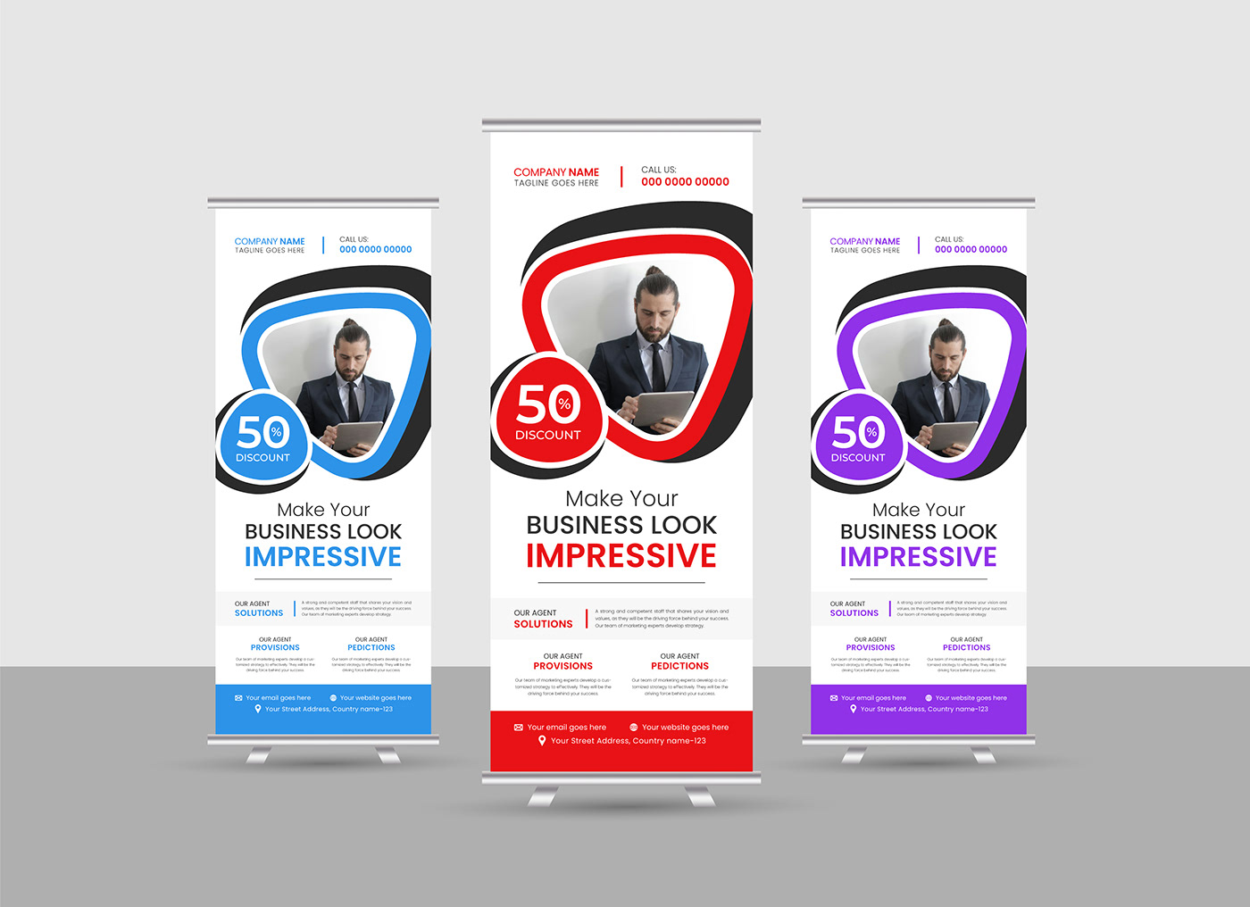 business banner banner design corporate digital marketing Advertising  marketing   rollup banner rollup Standee