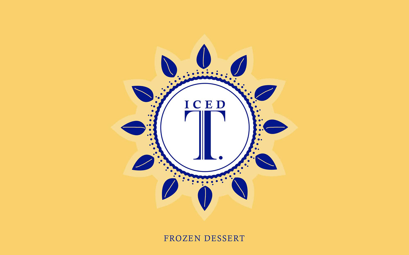 brand identity dessert Food  frozen Greece ice cream Iced tea Logo Design Packaging tea