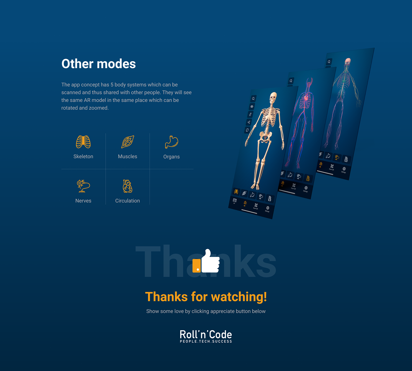 AR anatomy medicine healthcare Education 3D vr body