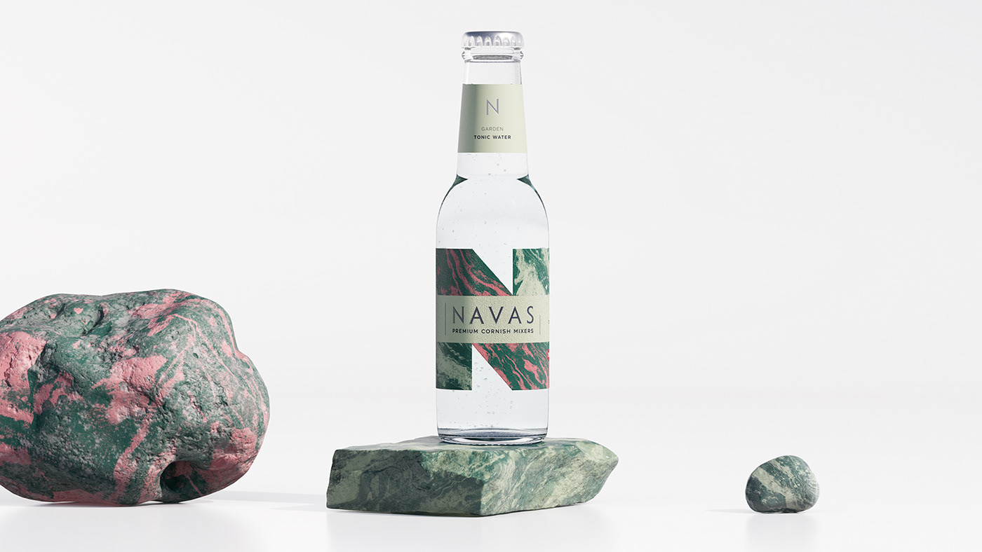 branding  cornish design gin ILLUSTRATION  mixers packaging design Sustainable tonic tonic branding
