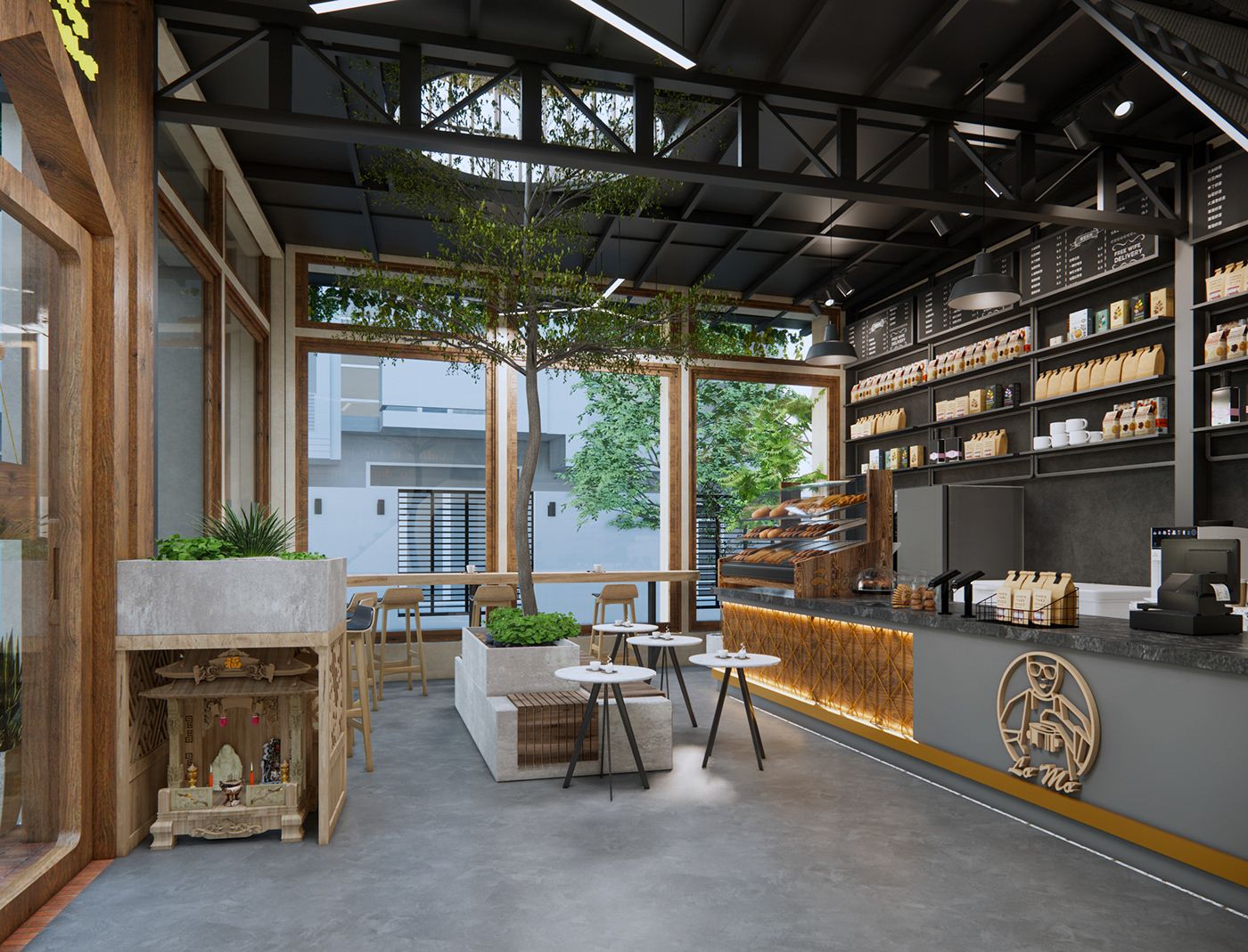 cafe Coffee interior design 