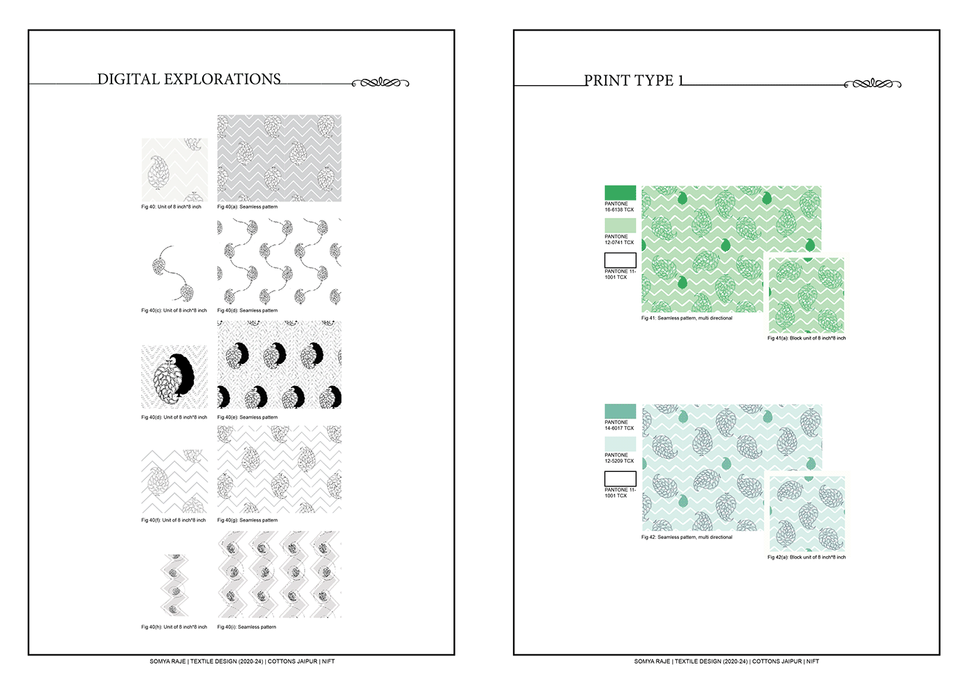 textile design  patchwork print design  Project design