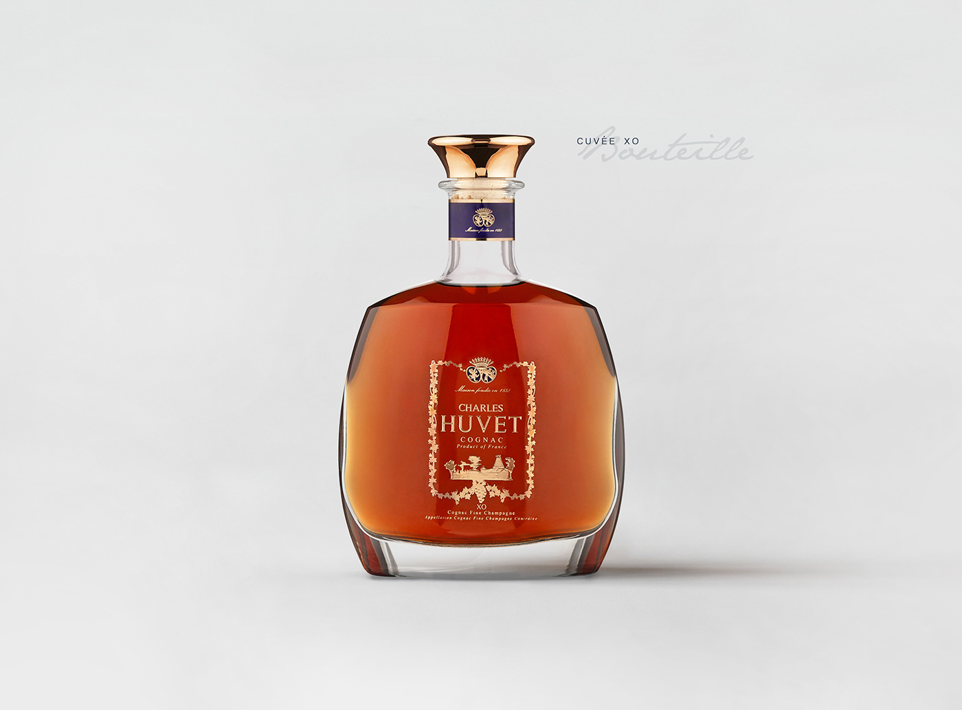 alcohol branding  Cognac graphic design  marque visual identity