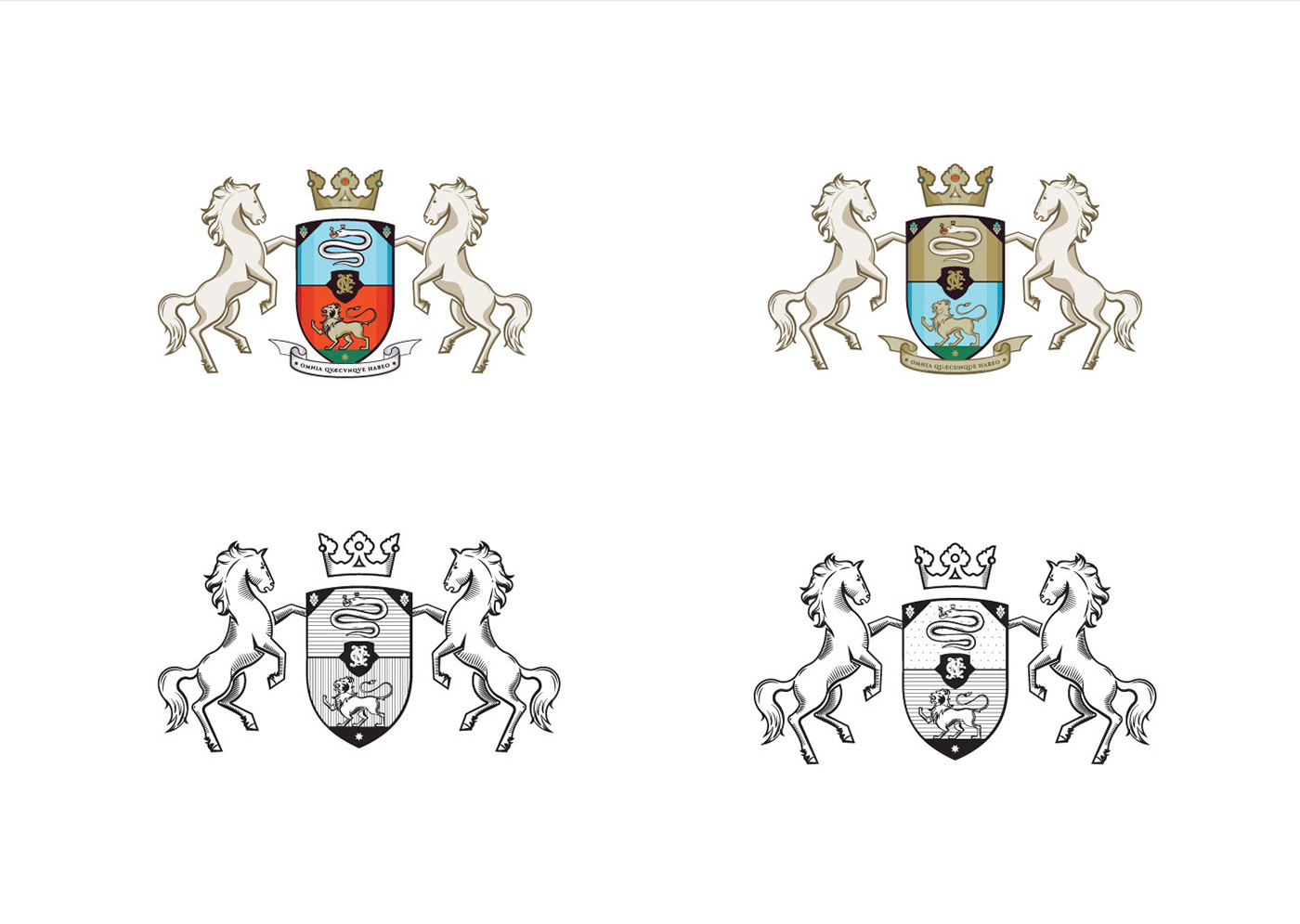 Castle coat of arms heraldry horse identity jidvei logo nobility wine winery