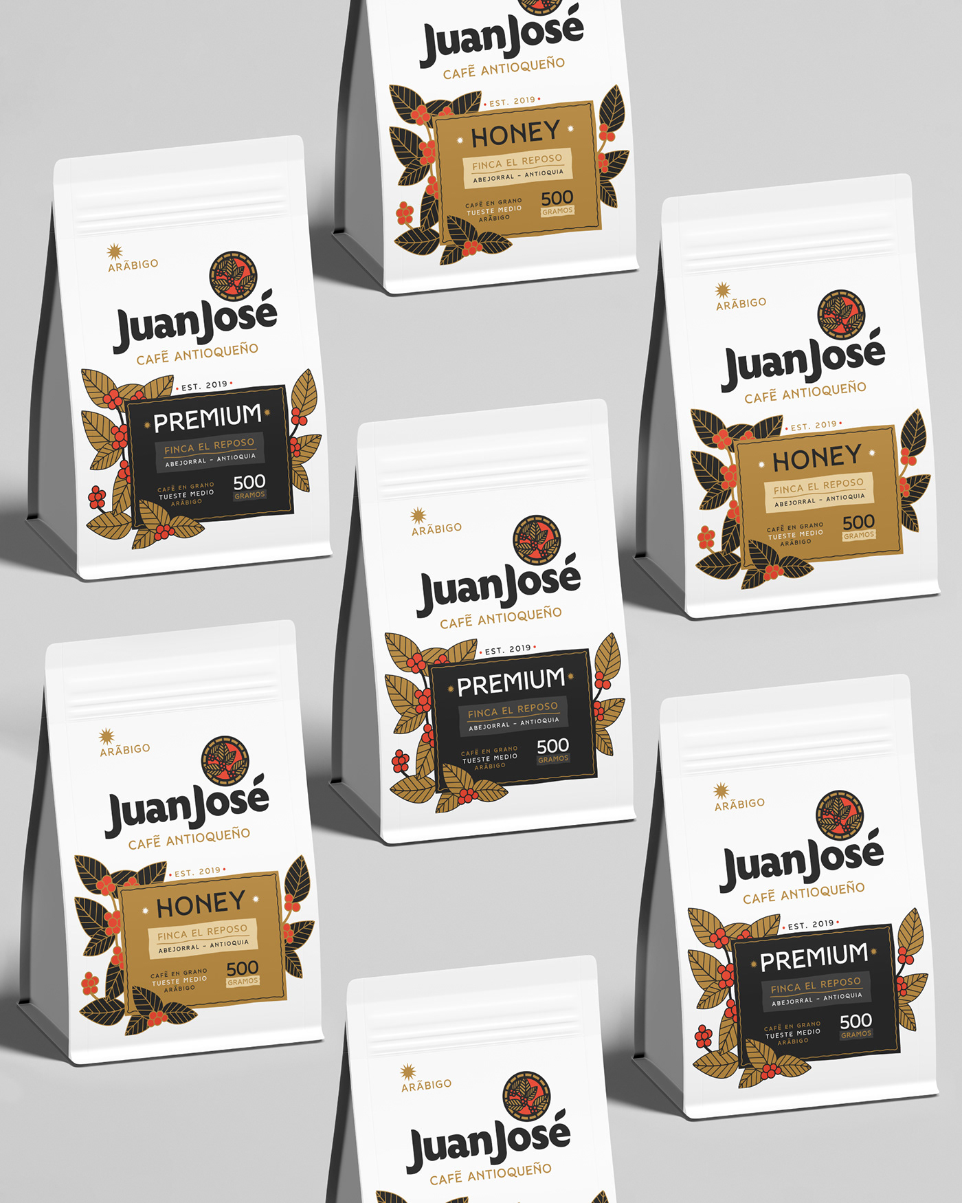 Coffee cafe brand identity colombia Packaging ILLUSTRATION  logo branding  marca Brand Design