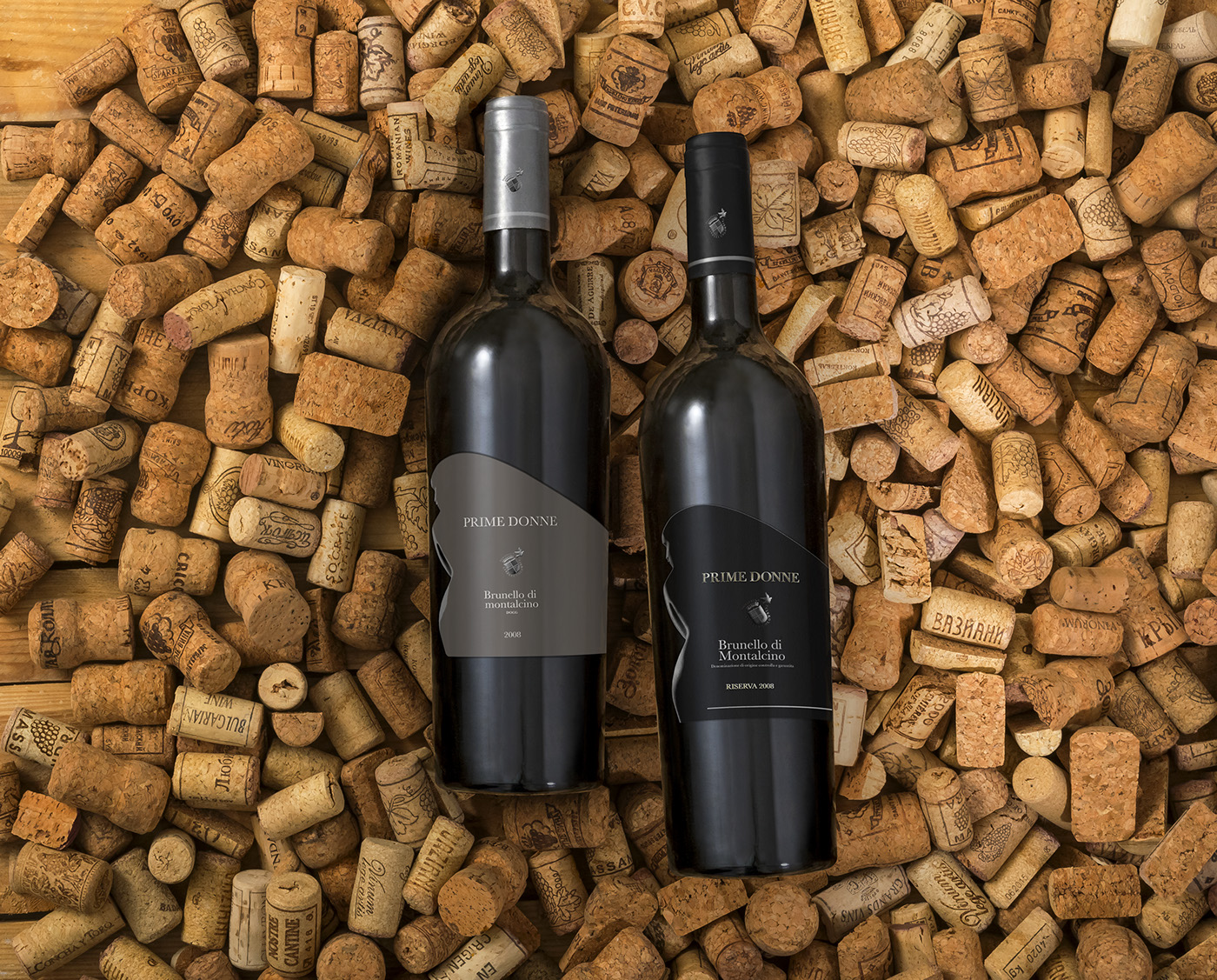 Label design vino graphic wine bottle fustella ied