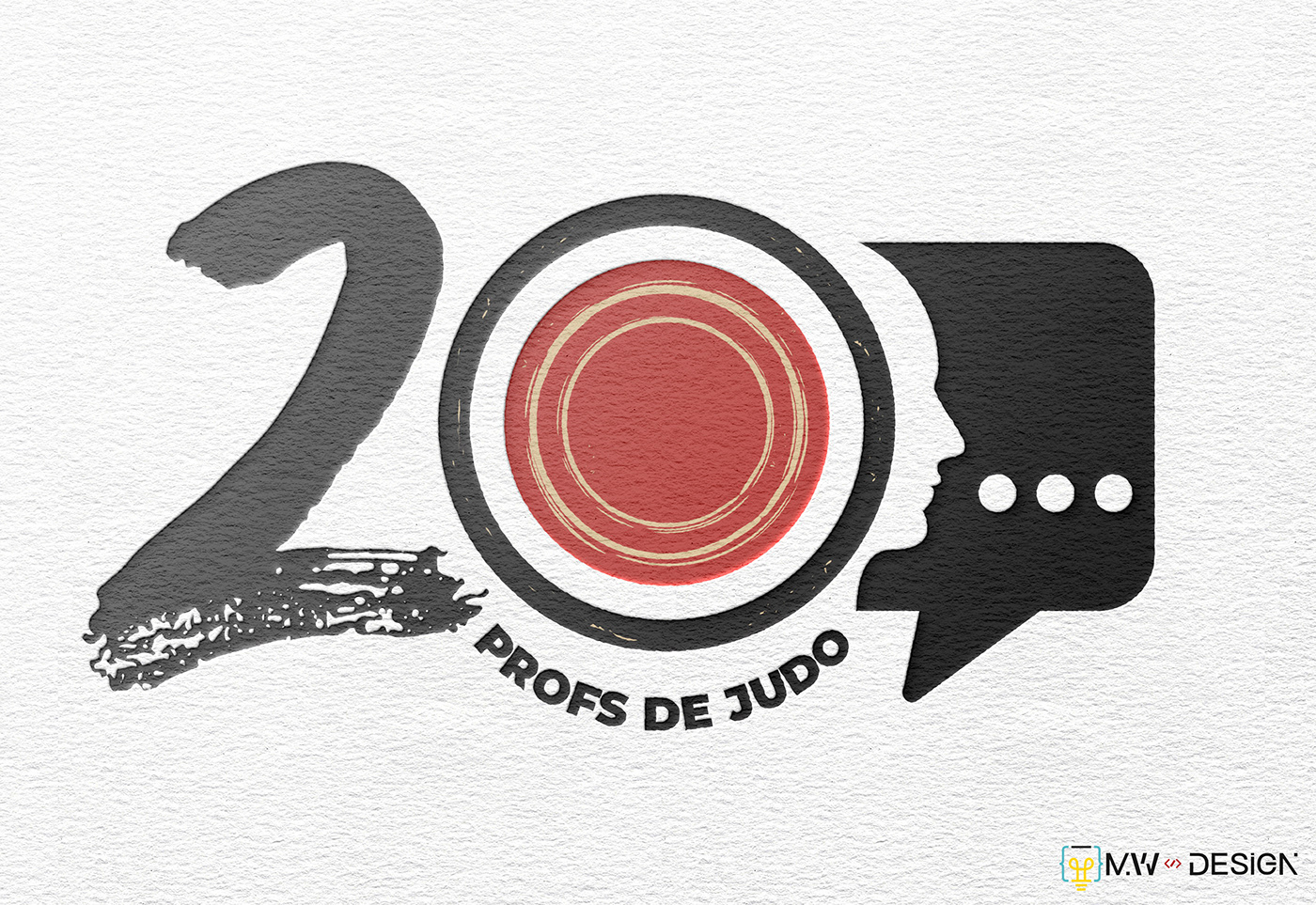 graphic design  Judo logo Logo Design Social Community