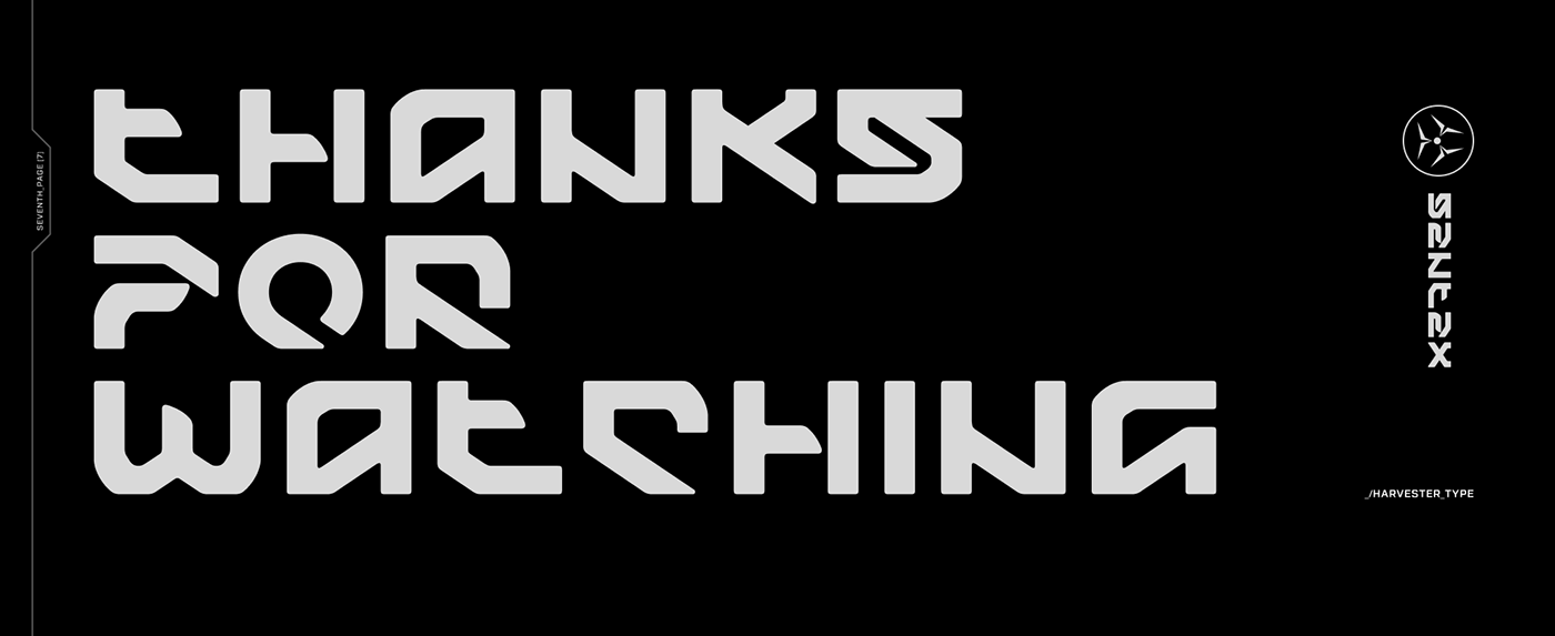 Cyberpunk Display font future futuristic logo type Typeface brand identity merchandise