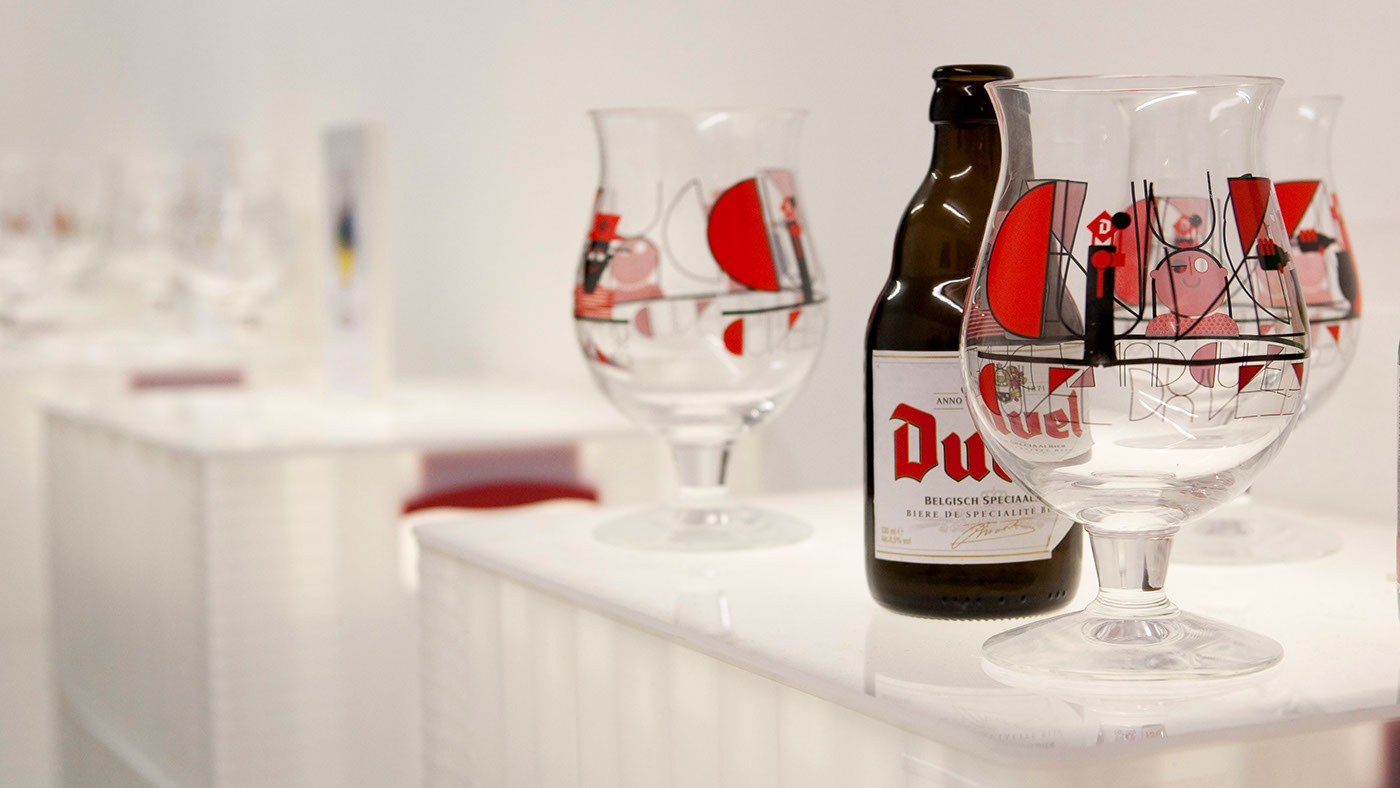 beer brand product glass contest limited International Europe ILLUSTRATION  typography  