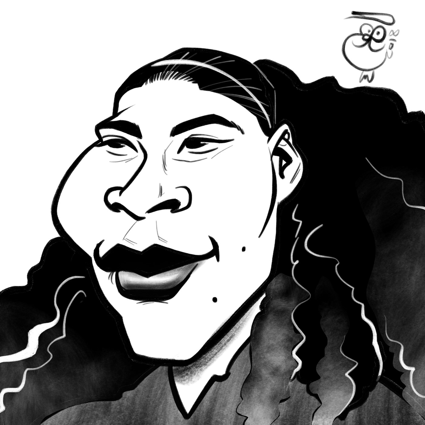 caricature   strong women Procreate Digital Art  resolution january