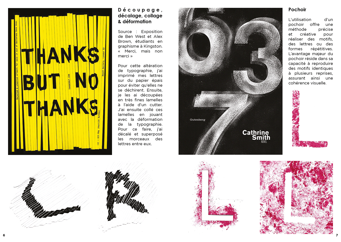 typography   alteration manipulation broderie