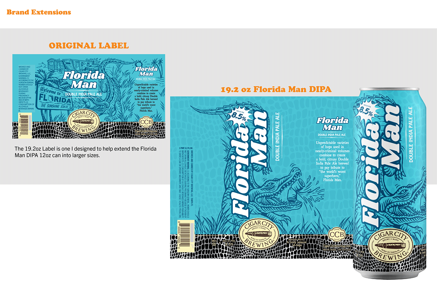 Advertising  beer beverage brand branding  craft beer florida marketing   Packaging MadeWithSubstance