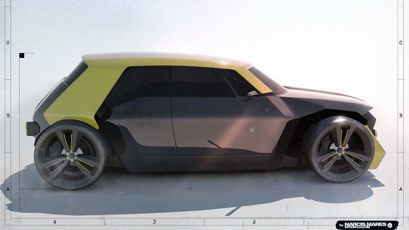 concept car concept cars 2015 car design transportation 3D Printed car car render spoon334 future car
