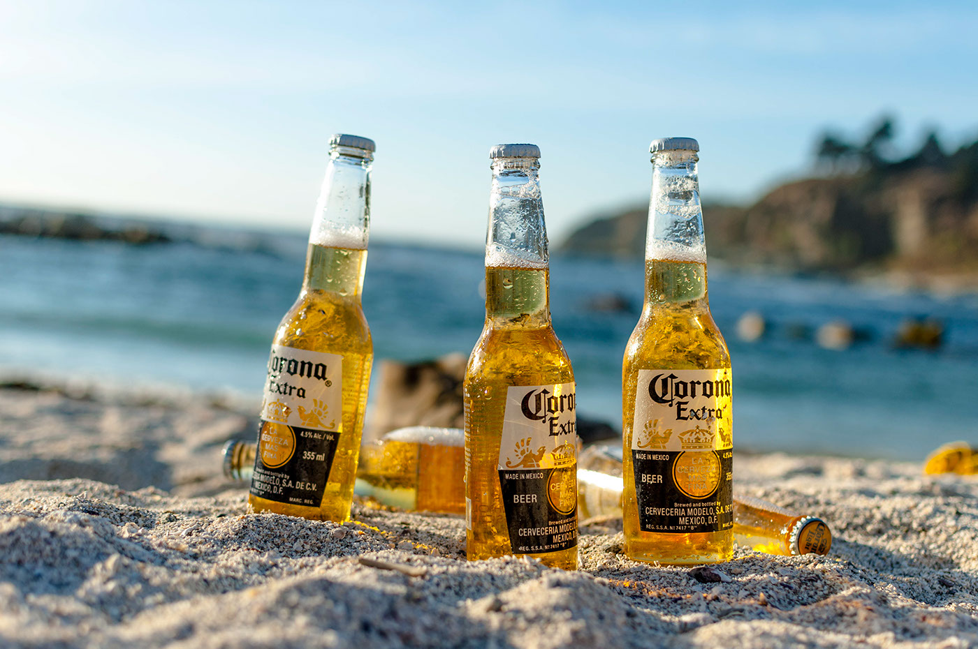 corona beer social media stock photos