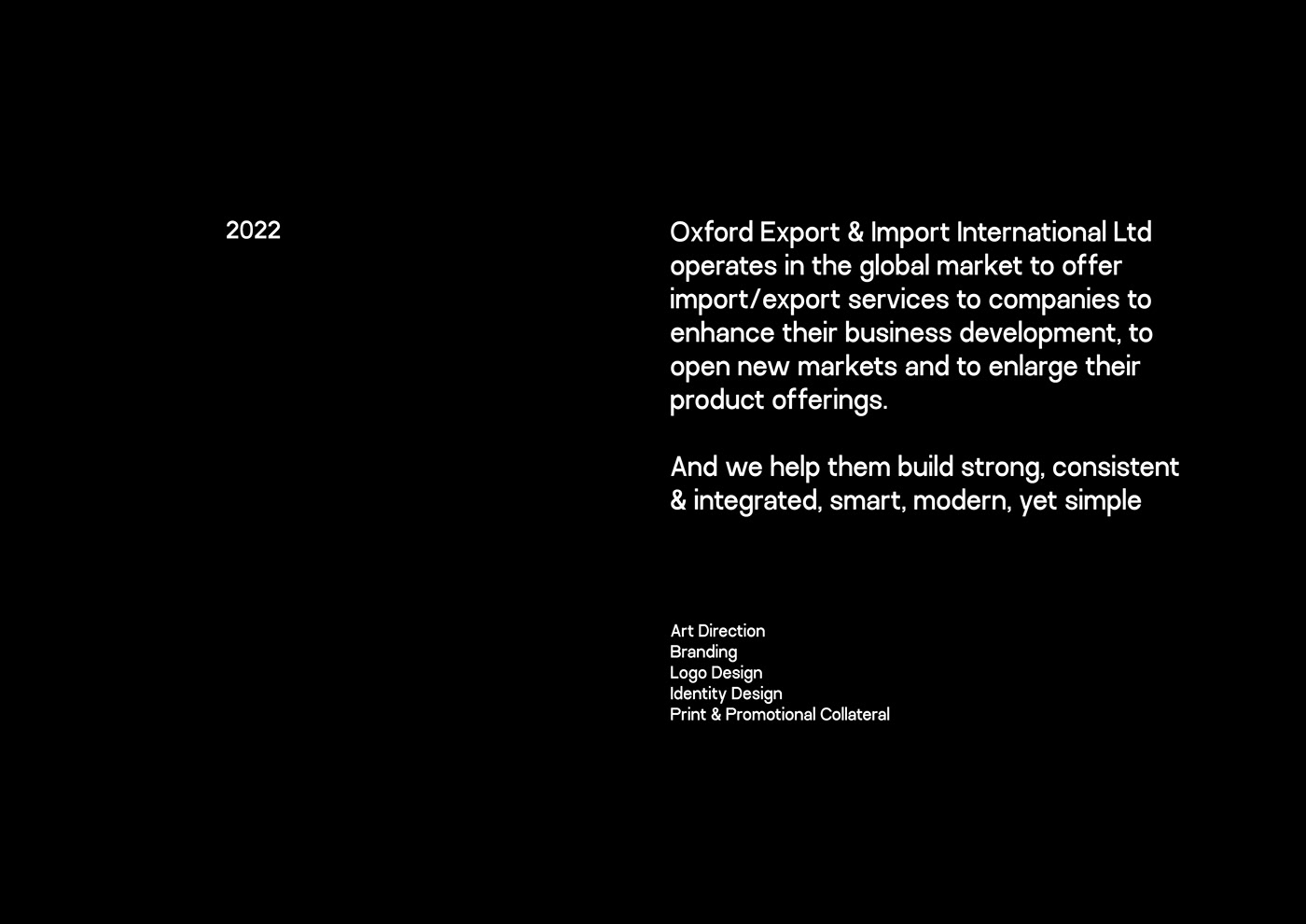 brand brand identity company coorporate export identity Import Logo Design London visual identity
