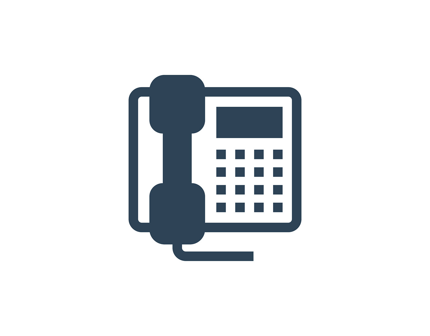 telephone phone calling call device receiver contact fax talk vector icon