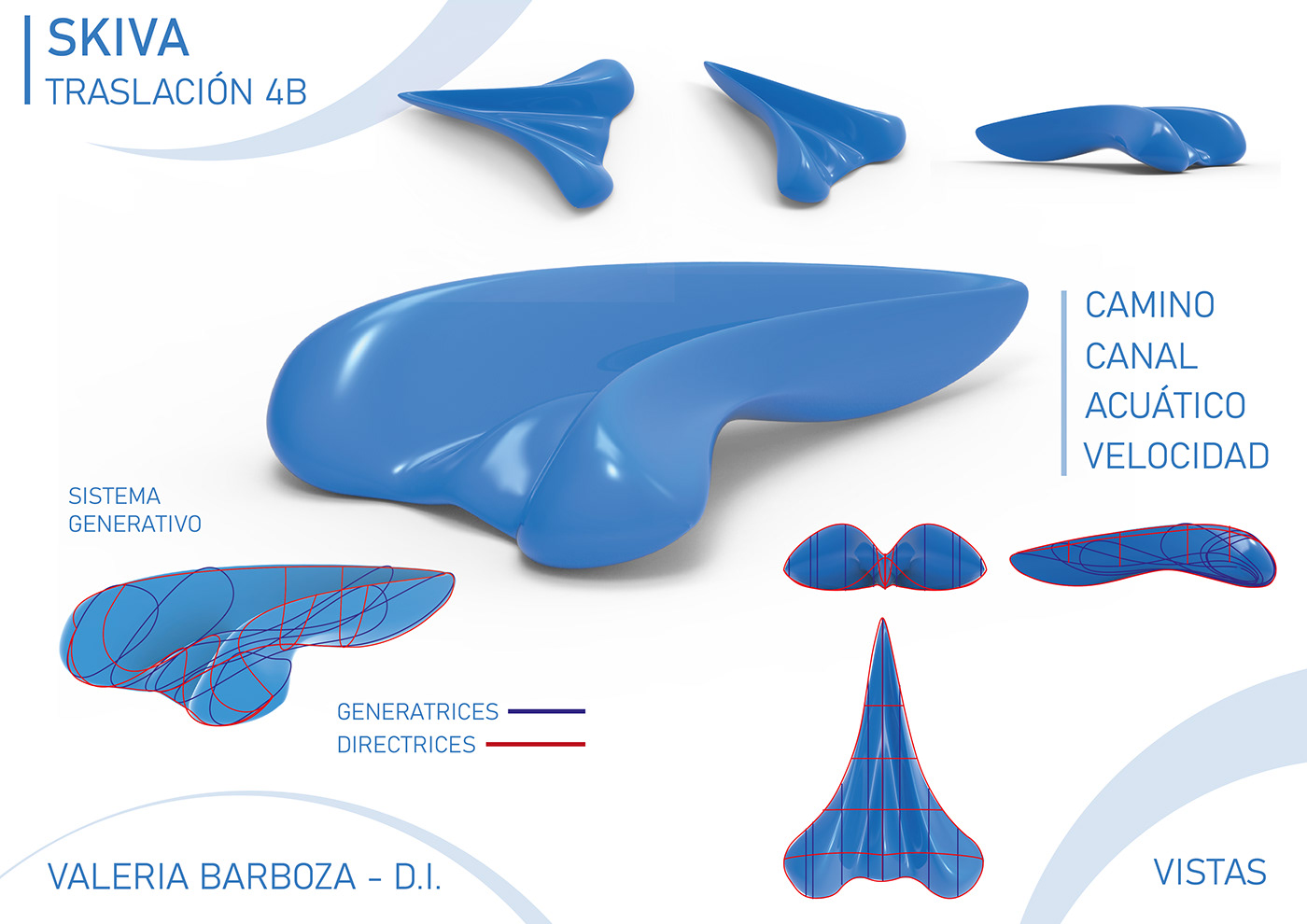 morfologia Bianchi Lastra fadu uba superficies diseño modelado 3d Render superficies complejas producto