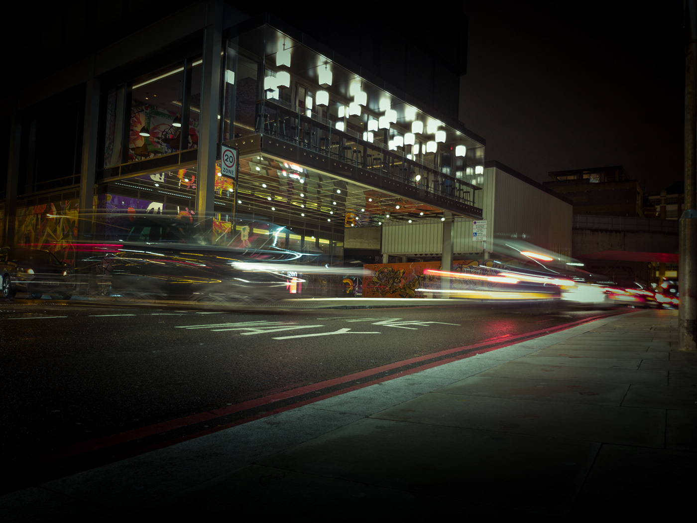 London shoreditch night photography long exposure long exposures