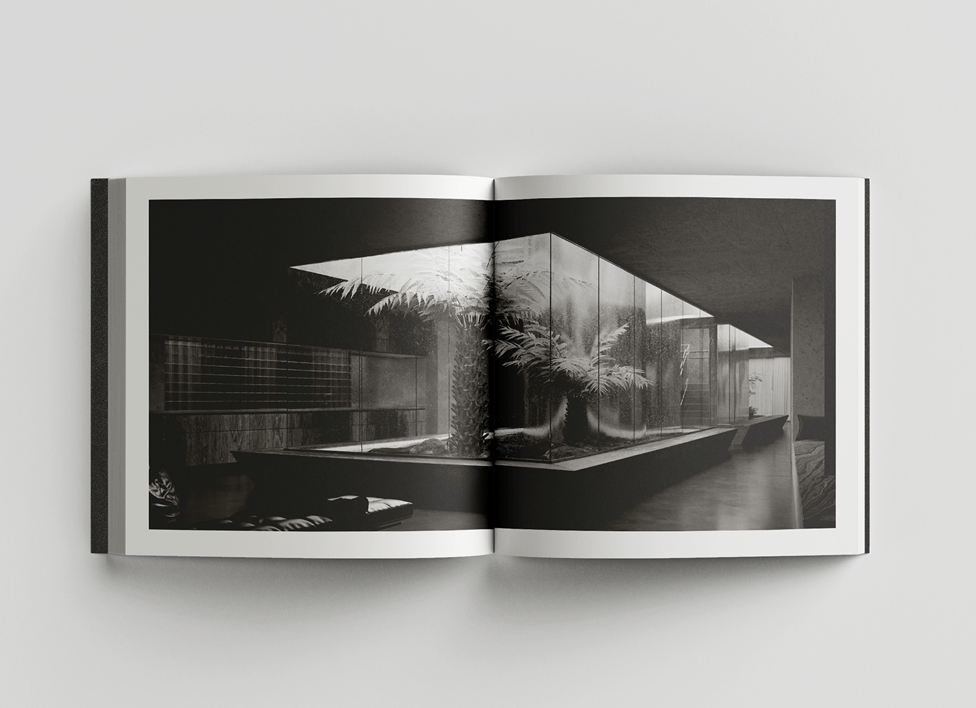 design portfolio architecture archviz visualization book InDesign Layout minimalist Classic