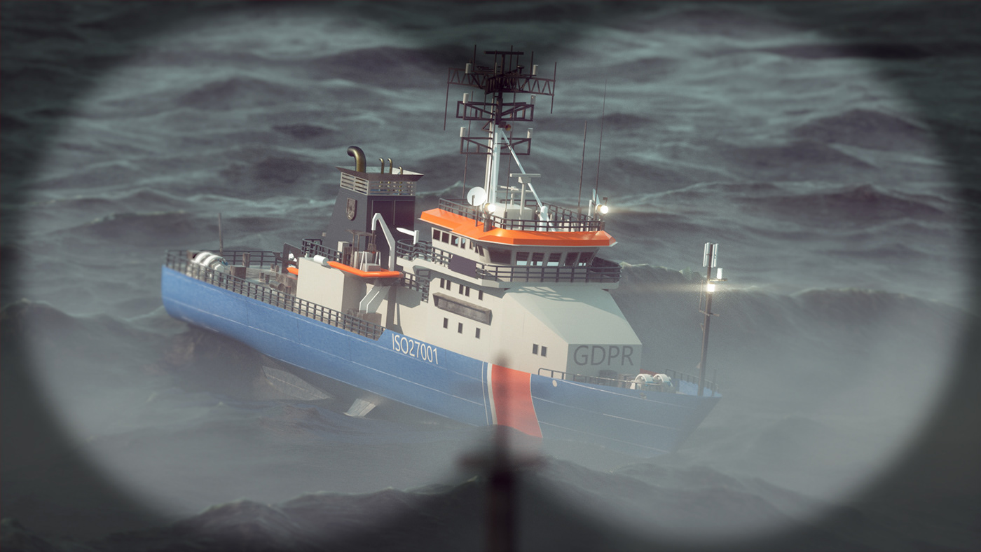 3d animation ship Liquid Ocean Northwave machine harbor Squid Whale boat