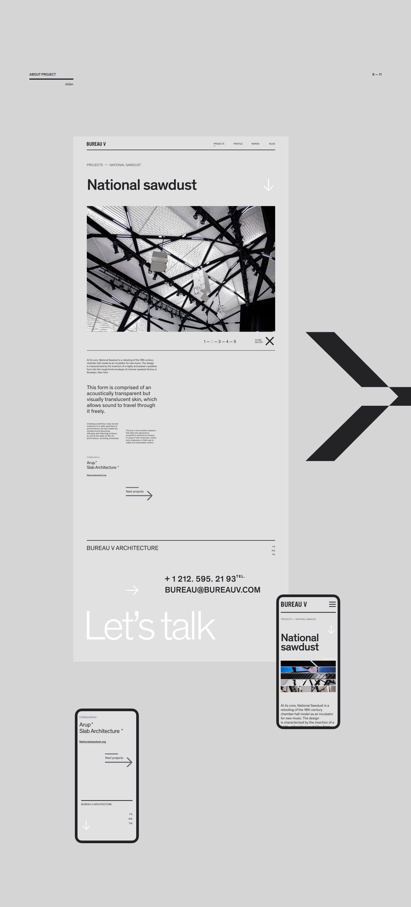 architect black clear concept grid interaction minimal promo typography   White