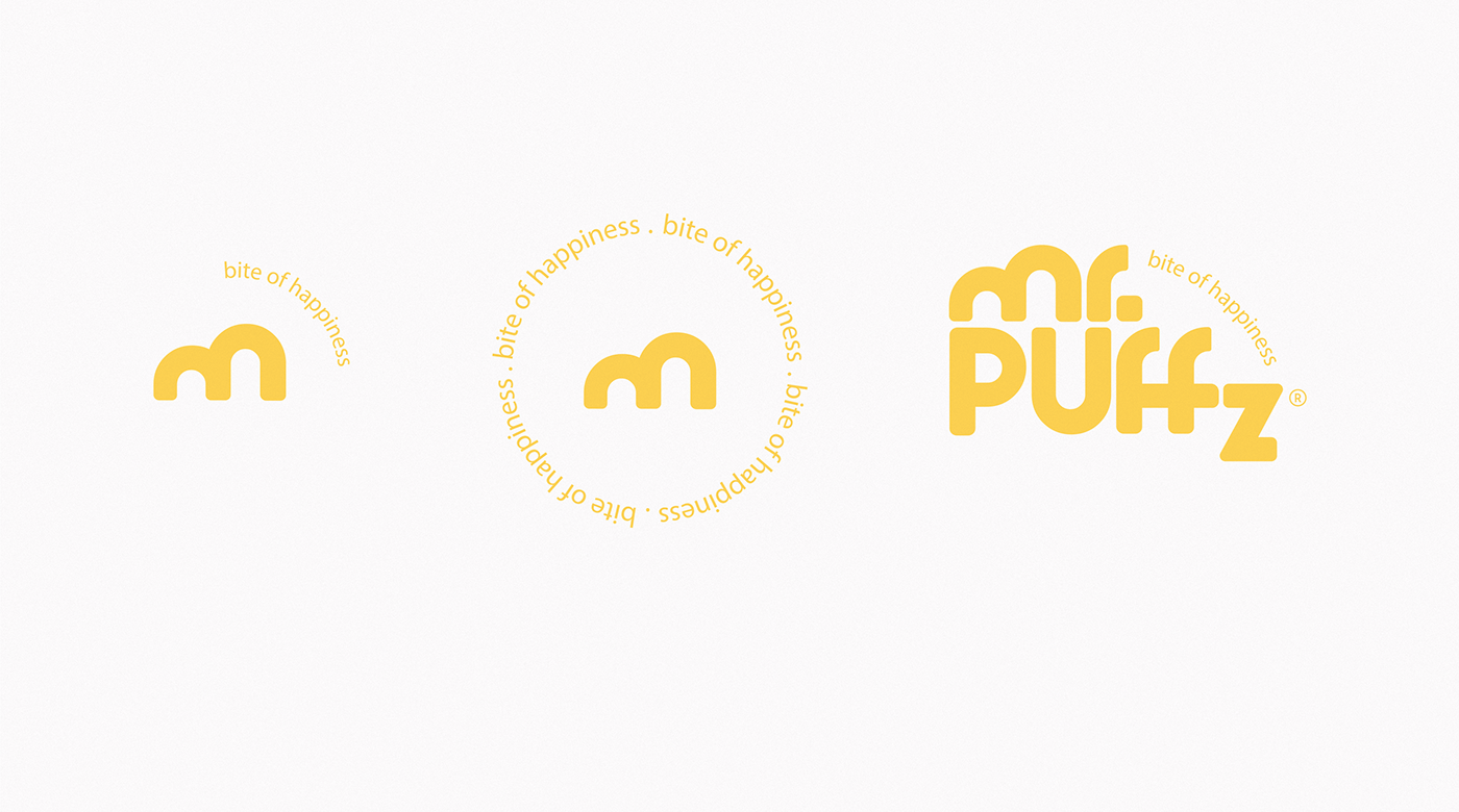 Puffs Food  cream Character design  brand identity Logo Design pastry dessert packaging design Advertising 