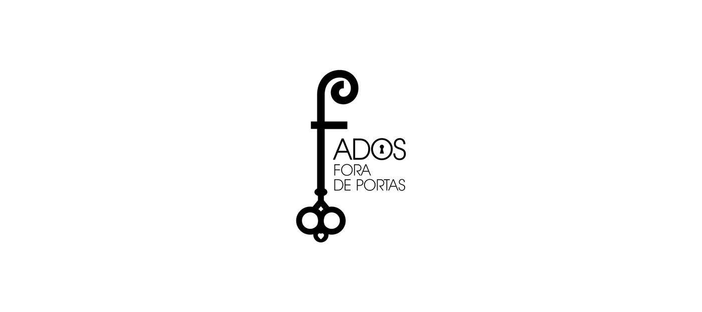 fado music Lisbon identity logo branding  typography   Stationery iPad digital