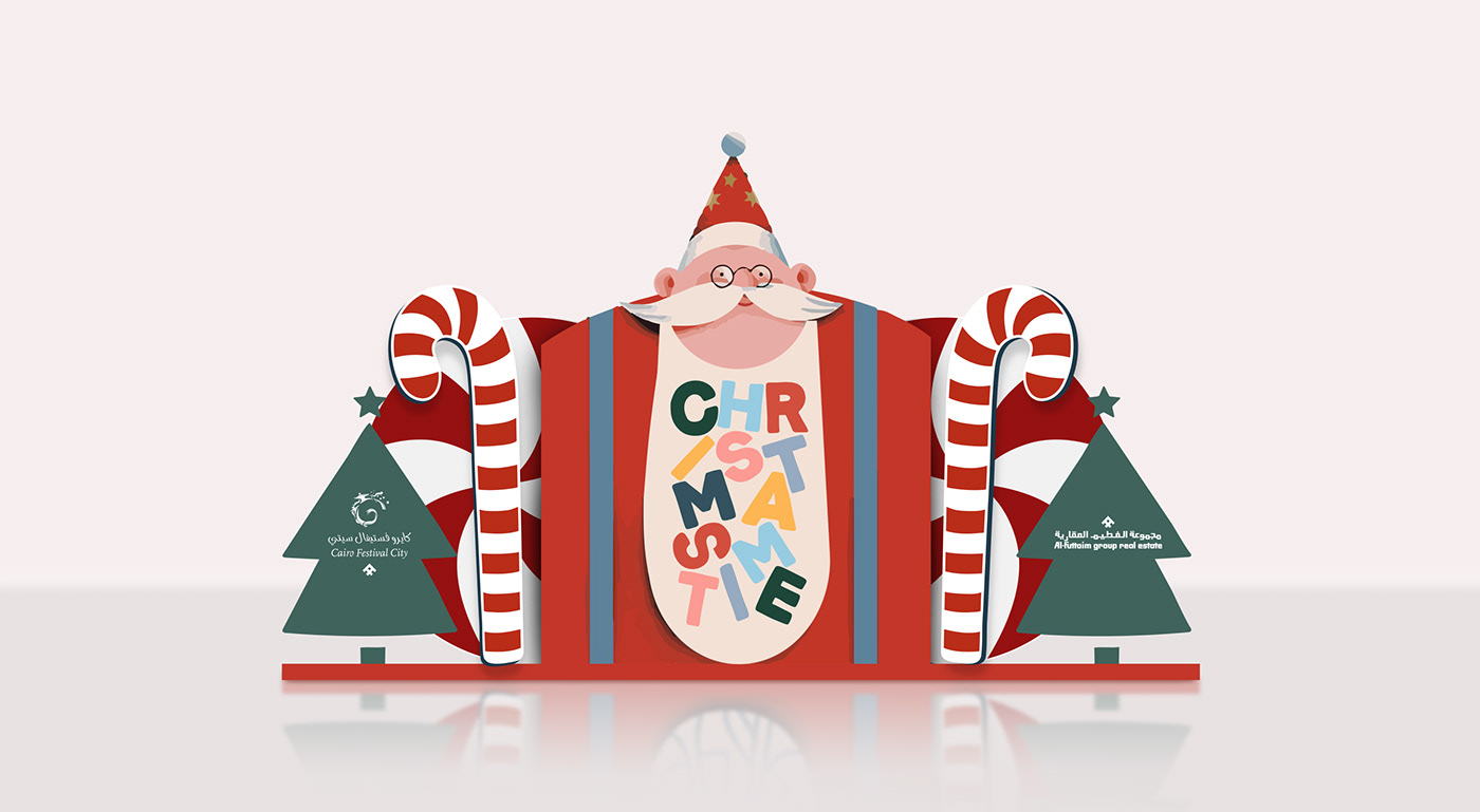 branding  creative Christmas merry santa Mainpulation   Advertising  brand identity visual marketing  