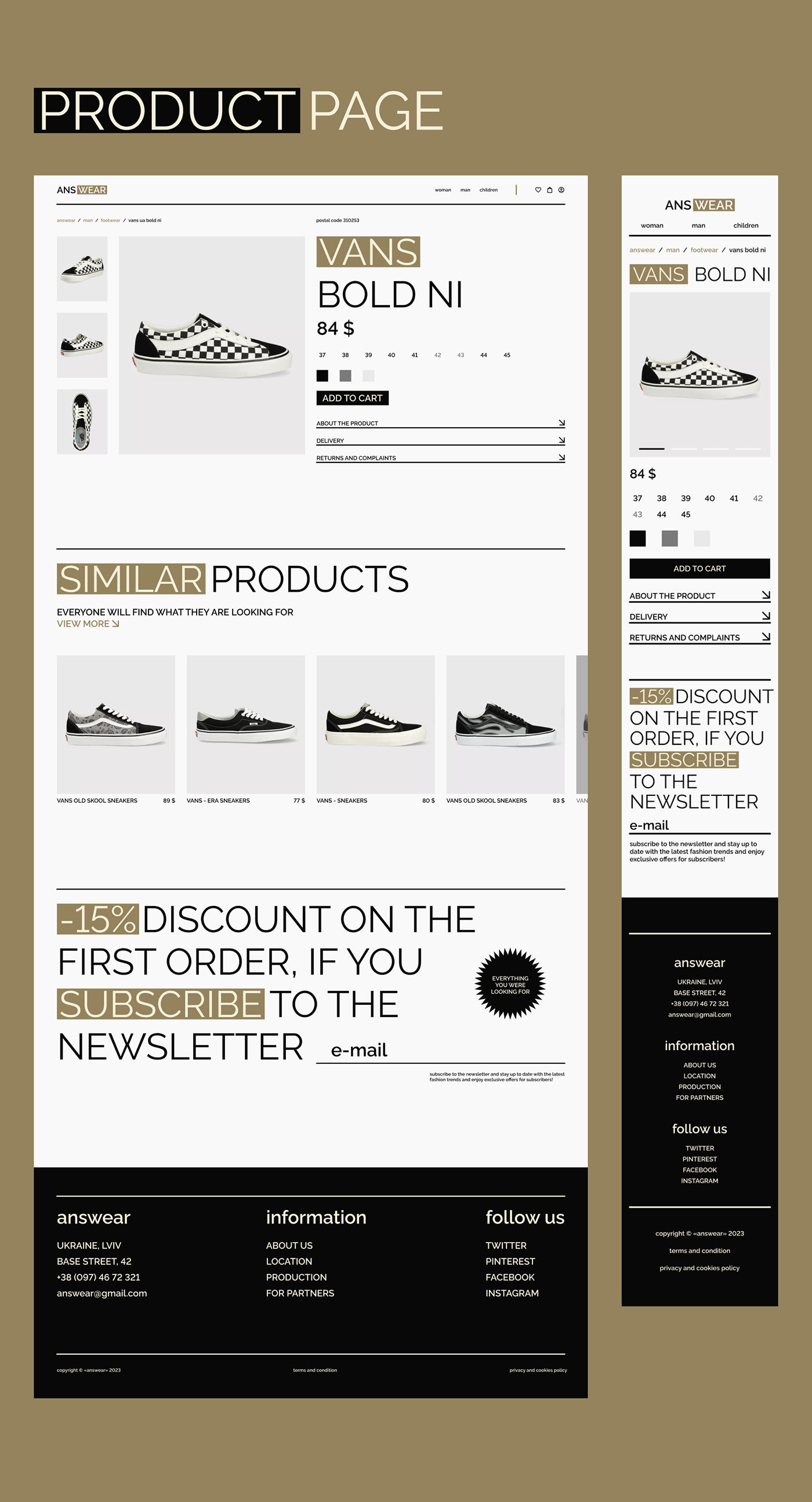 boutique design Figma redesign text text heavy typography   UI/UX Web Design  Website