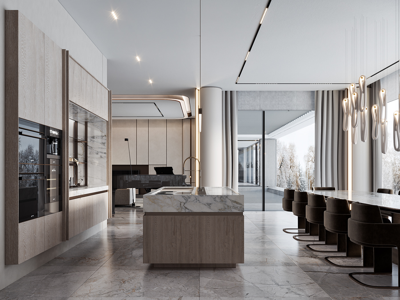 Advertising  bonsai contemporary design home concept Interior interior design  luxyry design marketing   visualization