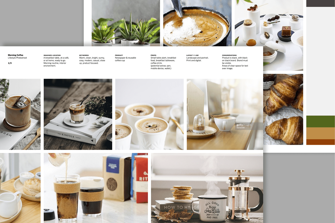 art direction  Coffee cup digital giveaway marketing   moodboards Photography  print