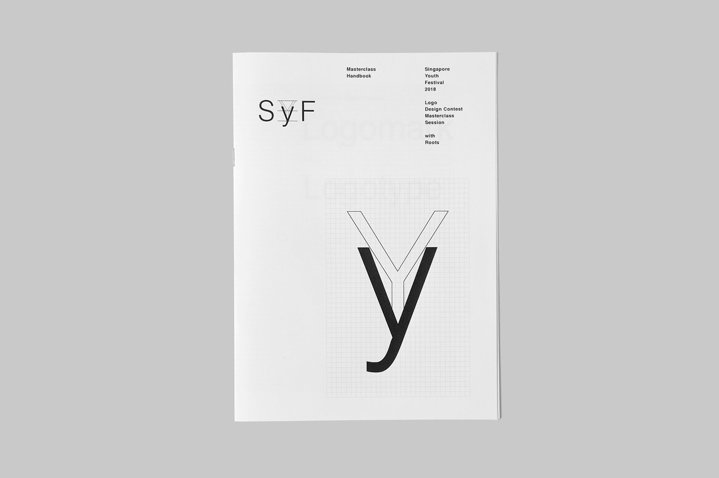 branding  Logo Design graphic design  Handbook Singapore Youth Festival