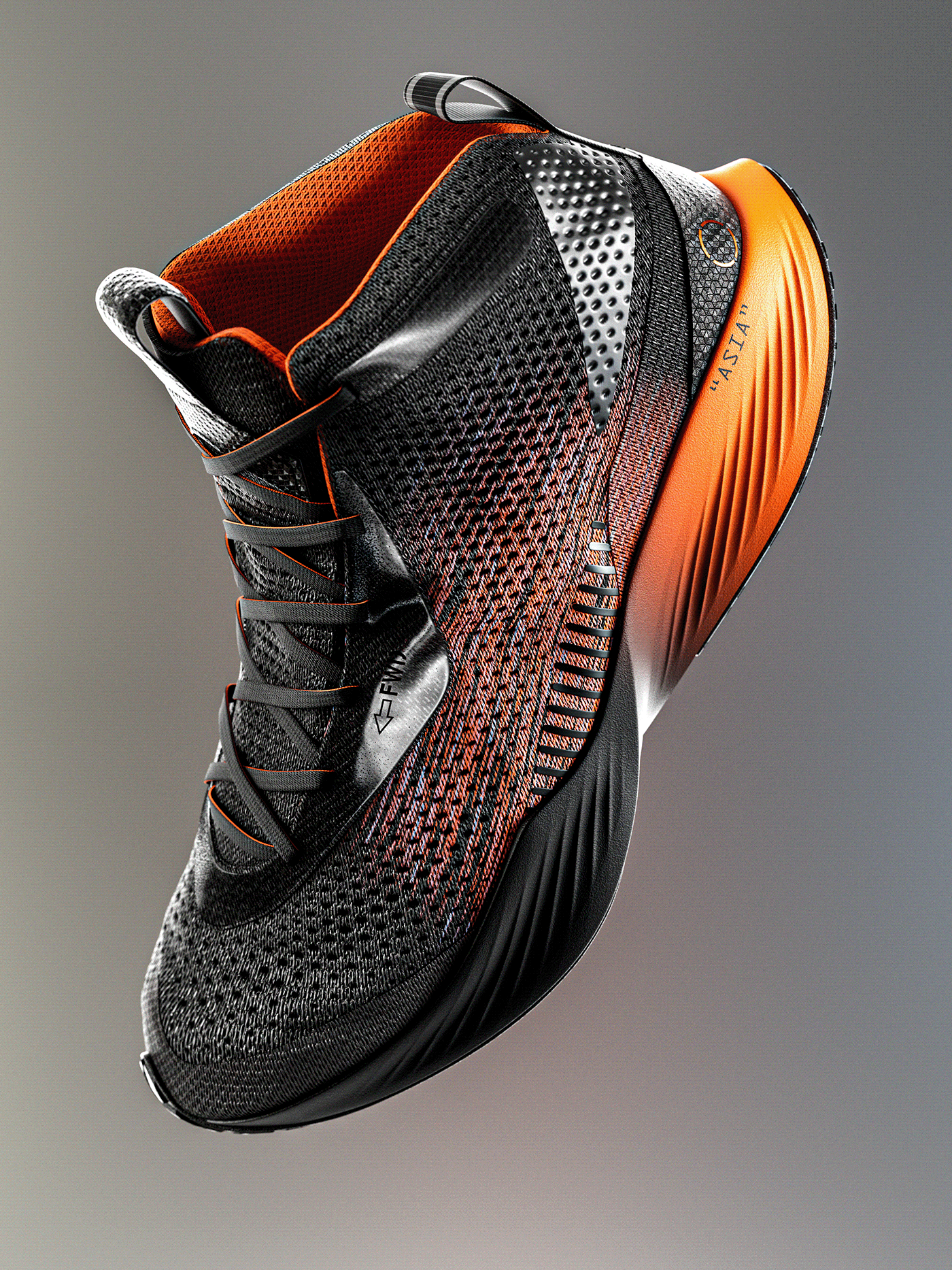 3D CGI Clothing concept Fashion  modern Render sneakers visualization