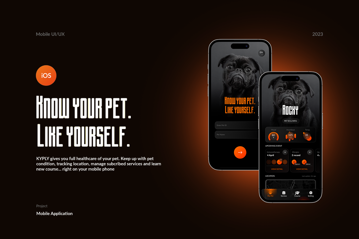 dog glass glassmorphism Mobile app Pet Transparency UI ux