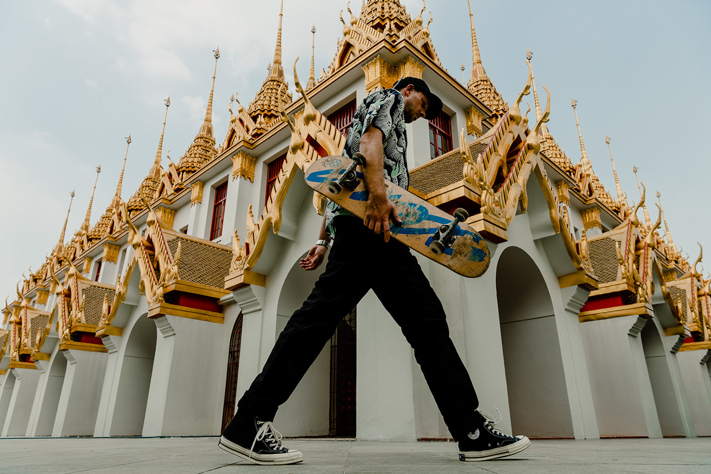 sk8er Vans skateboard Street branding  pavement Bangkok Thailand Fashion  Lookbook