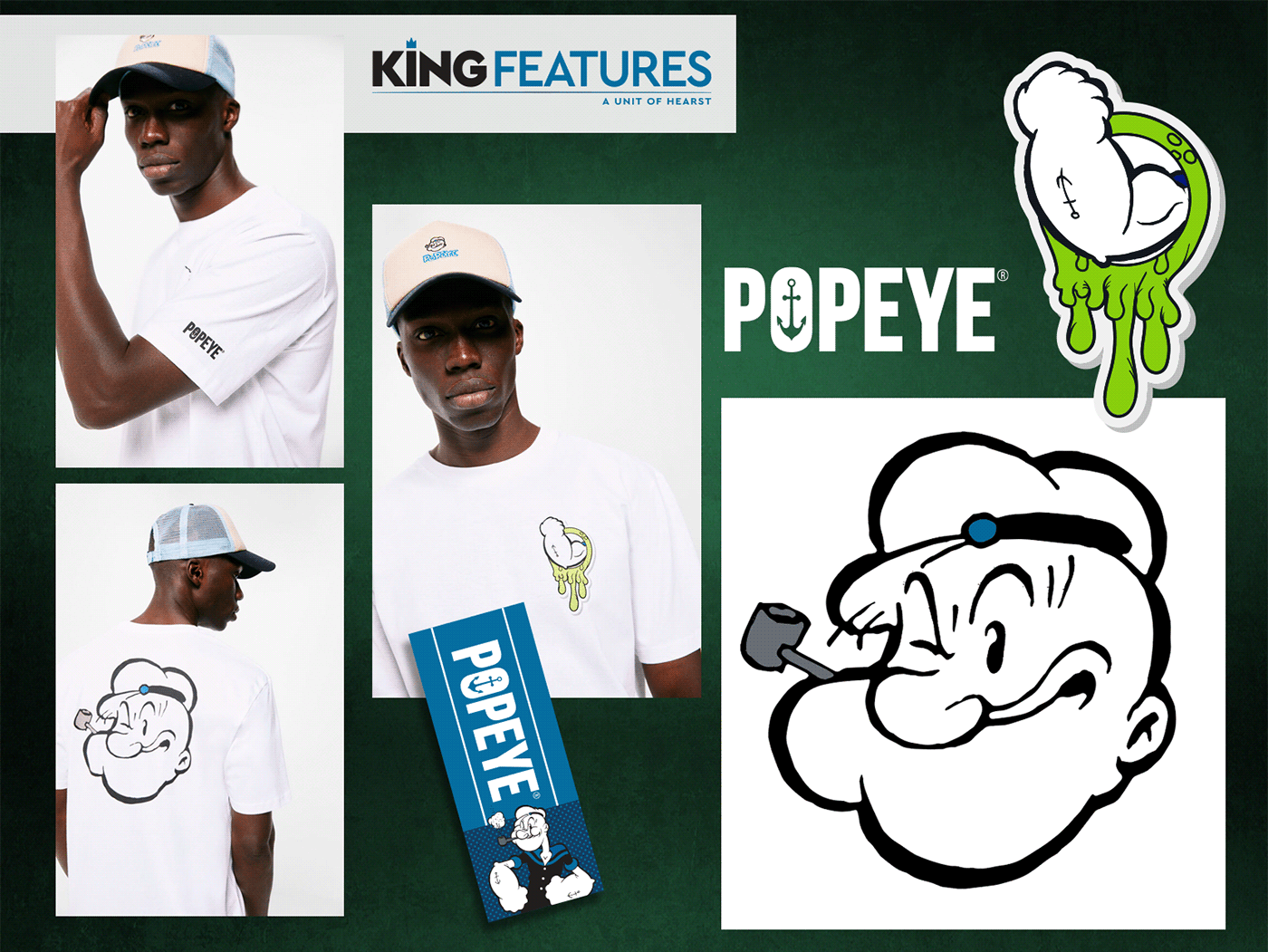 warner bros Dc Comics universal Popeye print design  t-shirt tee apparel Licenses universal music