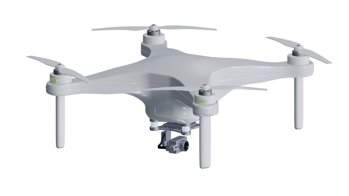 3D 3d modeling blender quadrocopter Render
