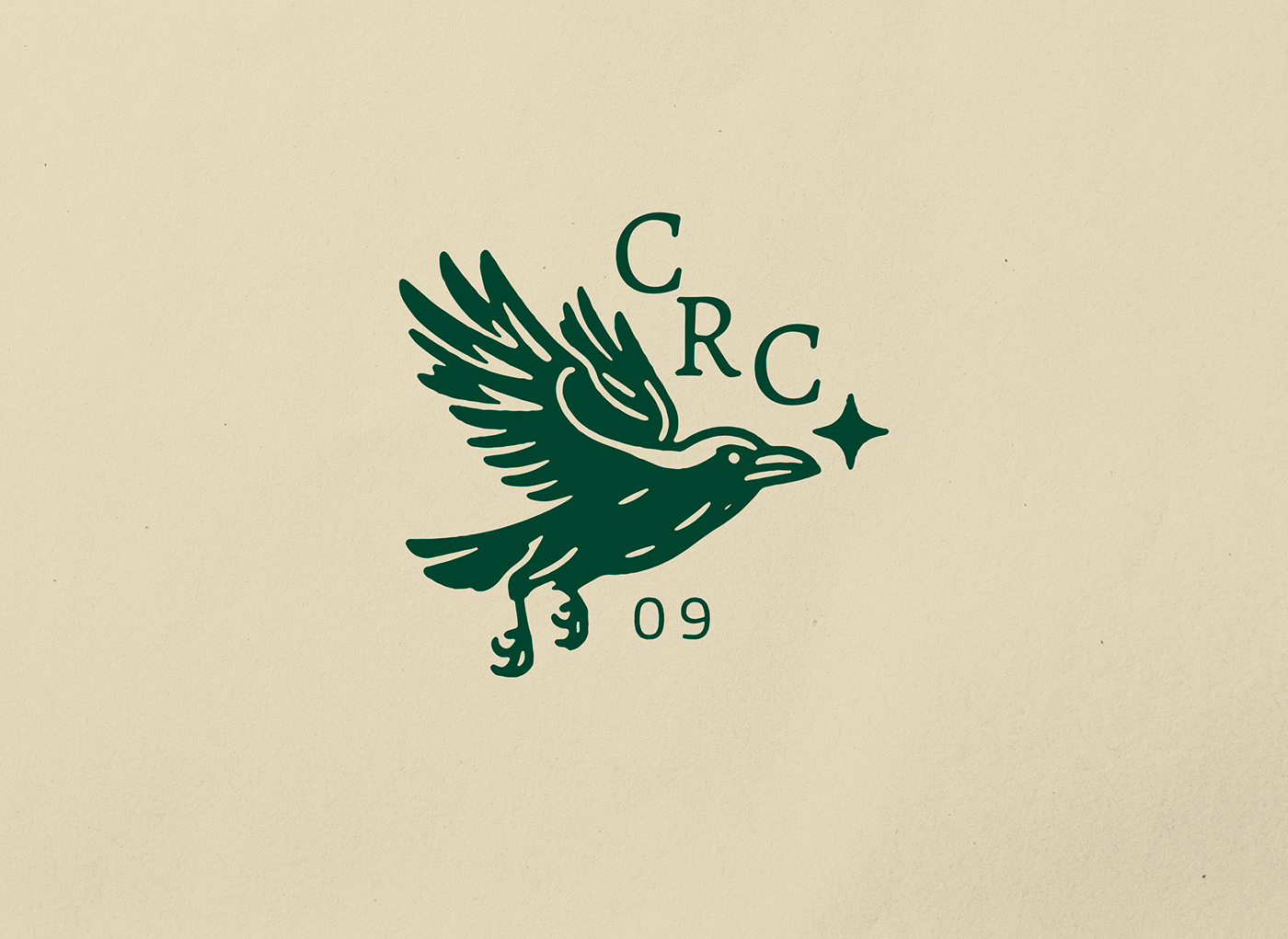 Coffee Logo illustration crow coffeeshop identity branding  brand Logo Design designer visual identity