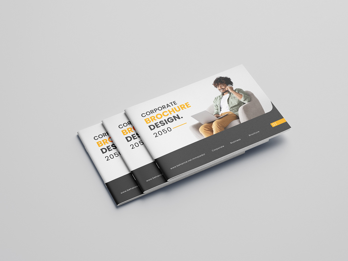 print design  brochure design company profile Booklet trifold brochure mazedul Graphic Designer Corporate Brochure magazine business Flyers