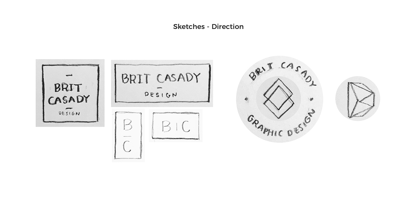 design brand logo identity Business Cards process minimalistic geometric Rose Gold Marble