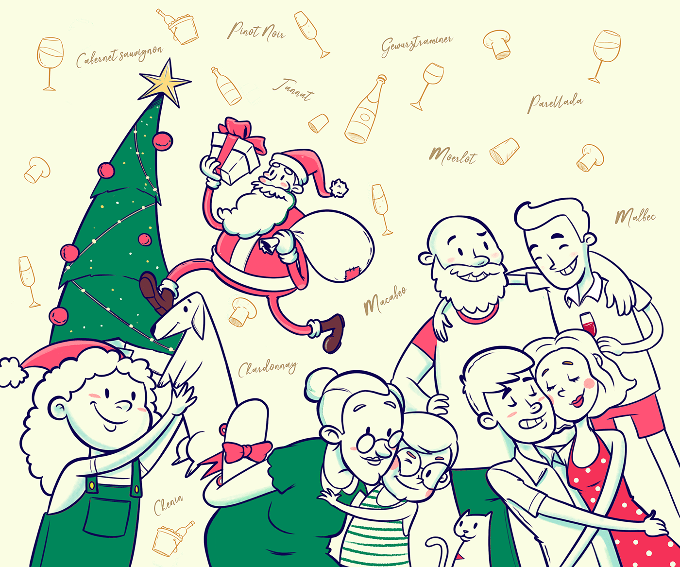 desenho natal Christmas Holiday celebration